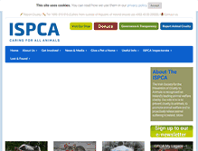 Tablet Screenshot of ispca.ie